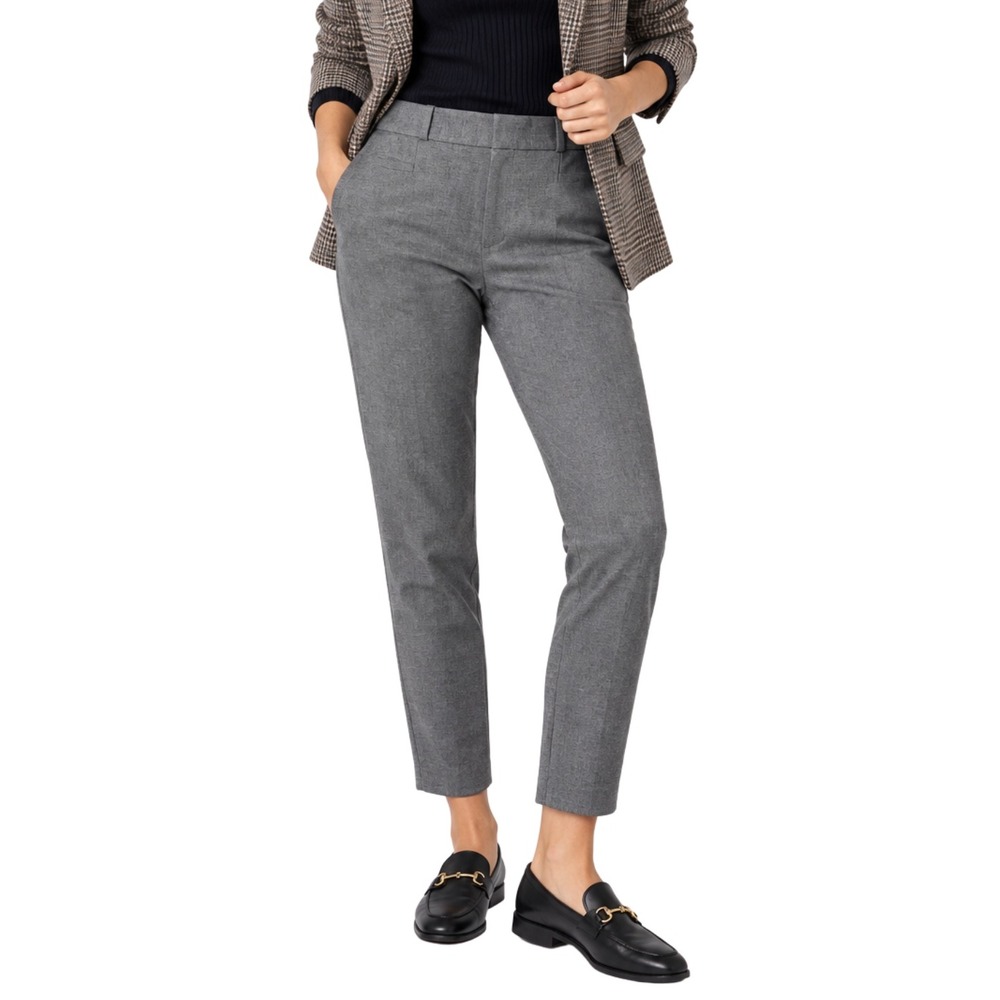 Banana Republic Pants 4 Curvy Gray Sloan Washable Slimming Bi-Stretch Ankle NEW